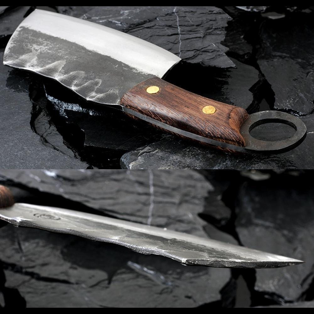 Handmade Forged High Carbon Full Tang Butcher's Cleaver by