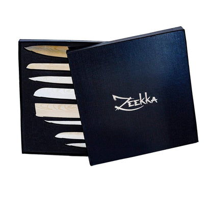 Zeekka Professional 8-delige messenset in geschenkverpakking