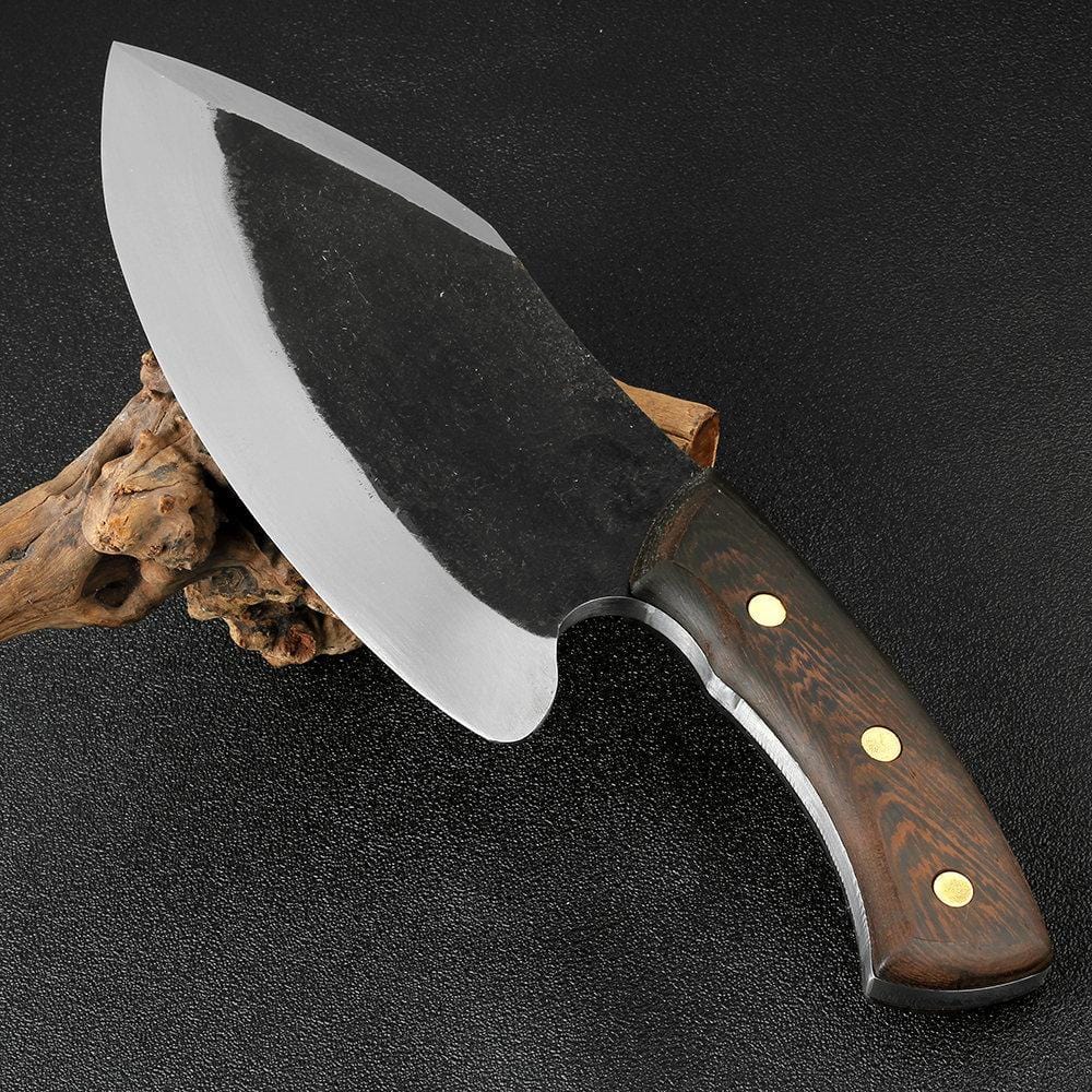 Couteau de boucher / couperet en acier à haute teneur en manganèse