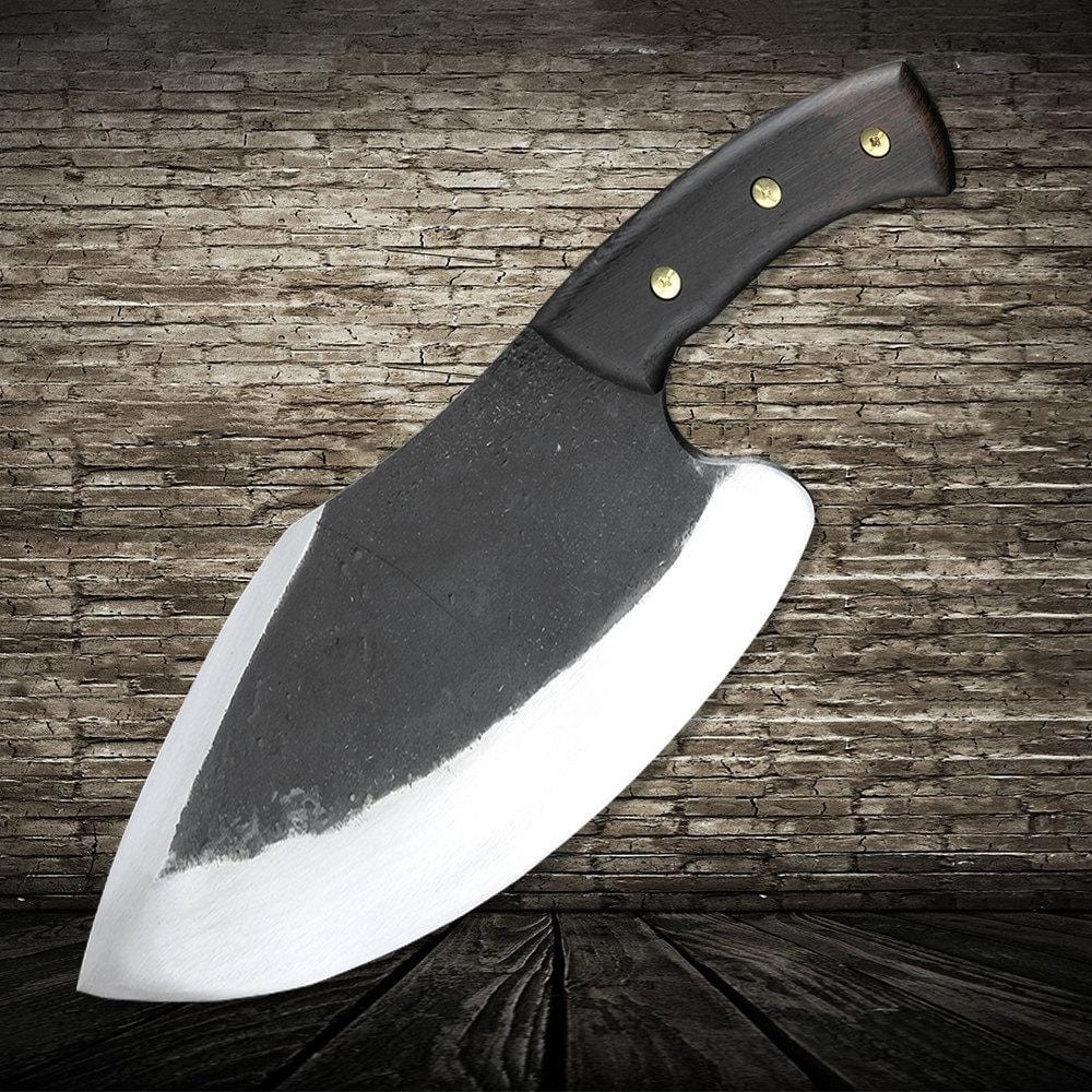 Slagterkniv/kniv i høj manganstål