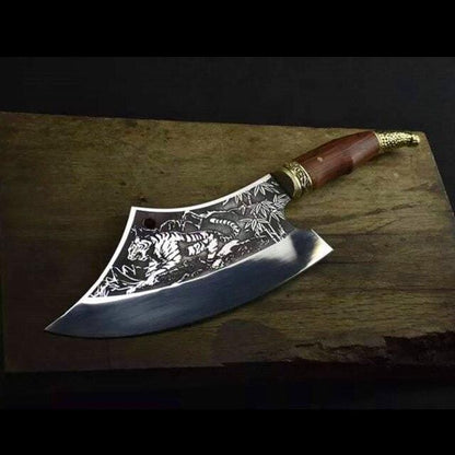Hand Crafted Tiger Cleaver